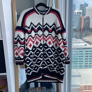 Maje knitted sweater jacket